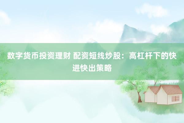 数字货币投资理财 配资短线炒股：高杠杆下的快进快出策略