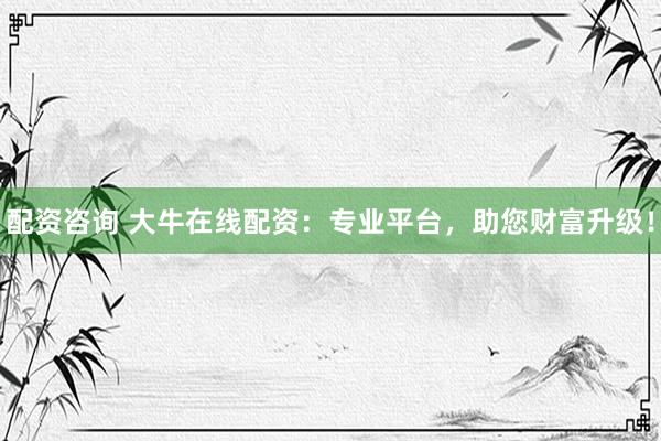 配资咨询 大牛在线配资：专业平台，助您财富升级！