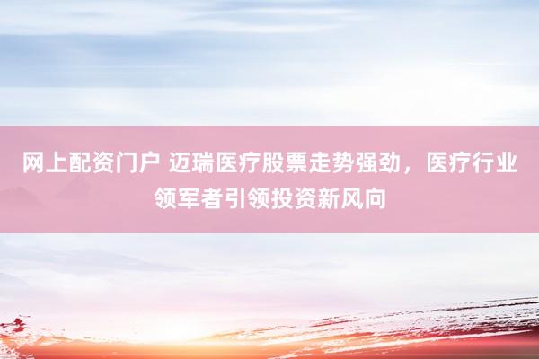 网上配资门户 迈瑞医疗股票走势强劲，医疗行业领军者引领投资新风向